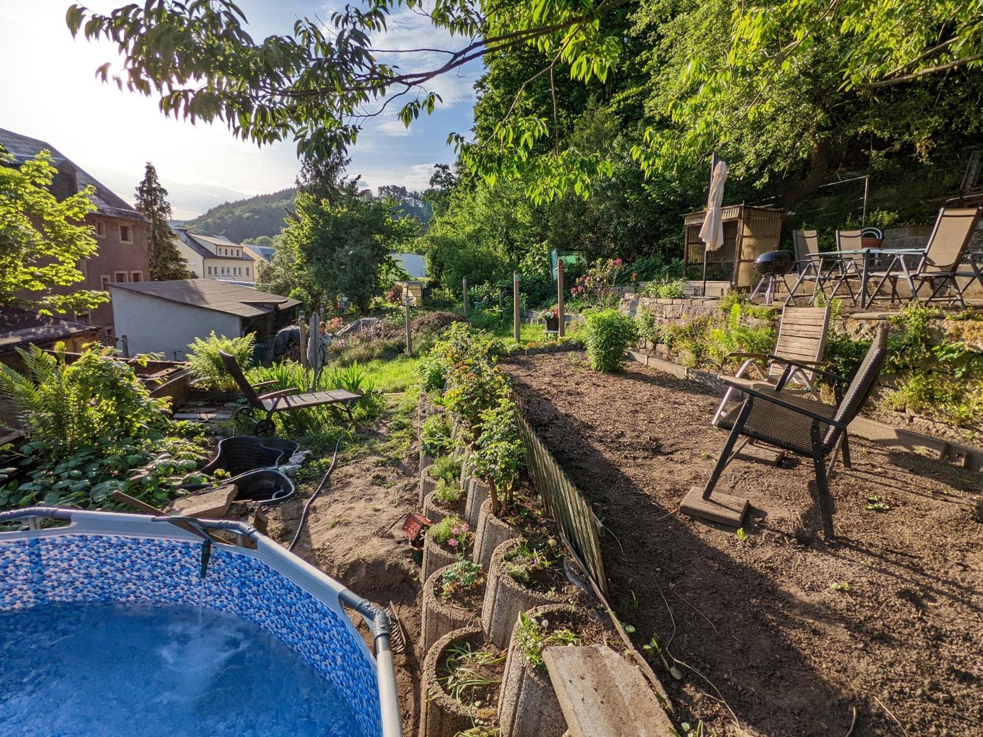 R3 - Urlaubsmagie - Helle Wohnung Mit Garten & Pool Rathmannsdorf Exteriör bild