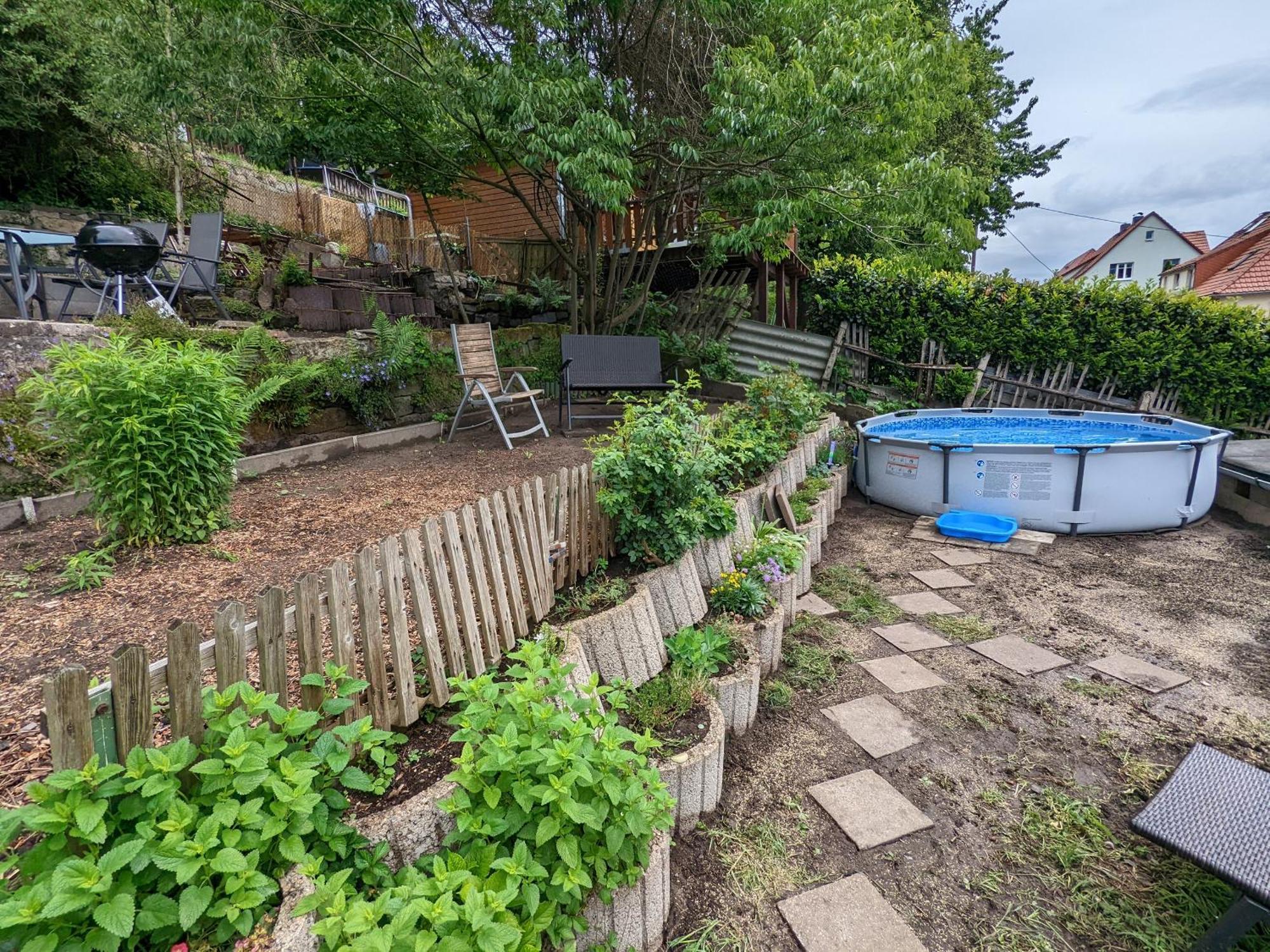 R3 - Urlaubsmagie - Helle Wohnung Mit Garten & Pool Rathmannsdorf Exteriör bild