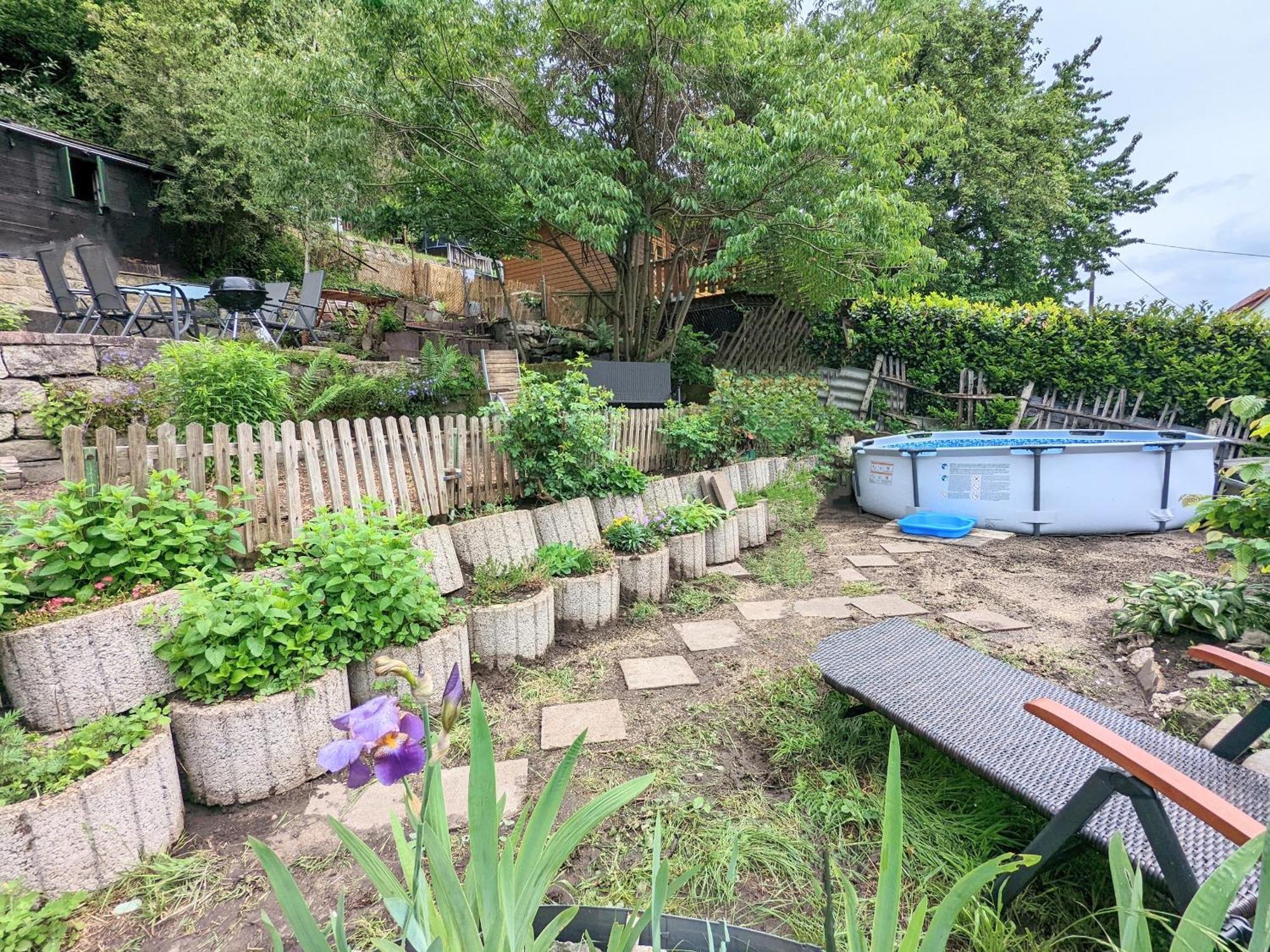 R3 - Urlaubsmagie - Helle Wohnung Mit Garten & Pool Rathmannsdorf Exteriör bild
